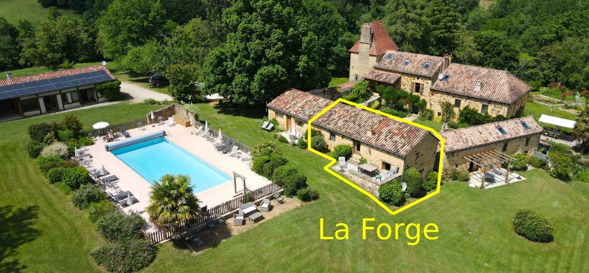 Domaine De Cournet Haut, A 17Th Century Property Set On A Calm, Idyllic Domain With Pool, Tennis, Bikes And More Les Vauries Exteriér fotografie