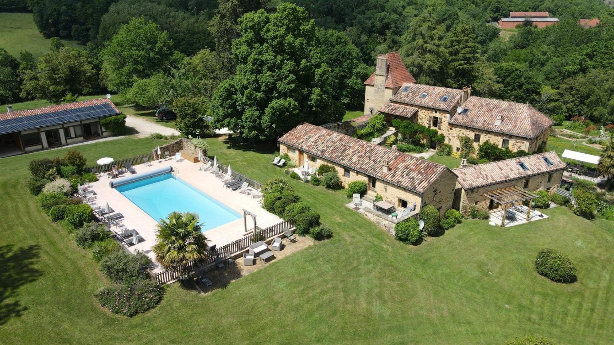 Domaine De Cournet Haut, A 17Th Century Property Set On A Calm, Idyllic Domain With Pool, Tennis, Bikes And More Les Vauries Exteriér fotografie