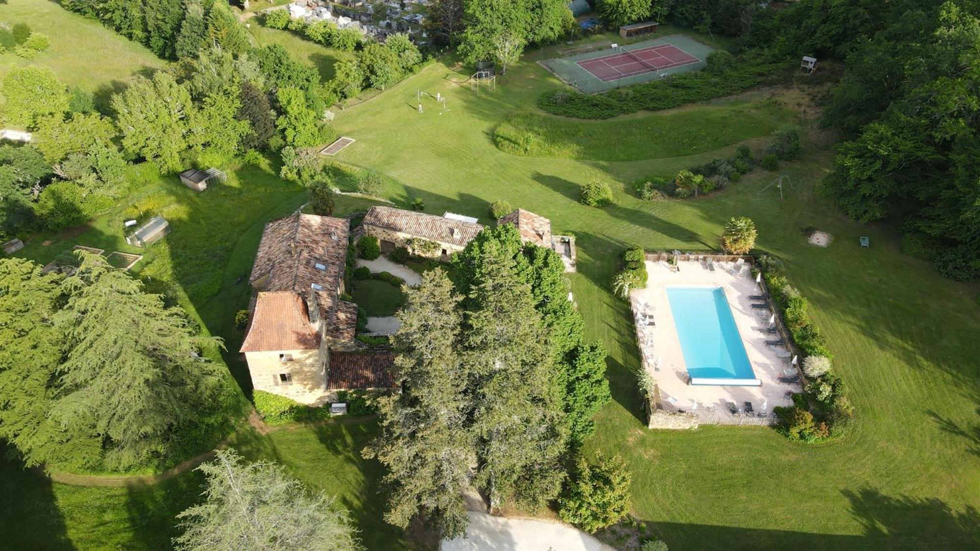 Domaine De Cournet Haut, A 17Th Century Property Set On A Calm, Idyllic Domain With Pool, Tennis, Bikes And More Les Vauries Exteriér fotografie