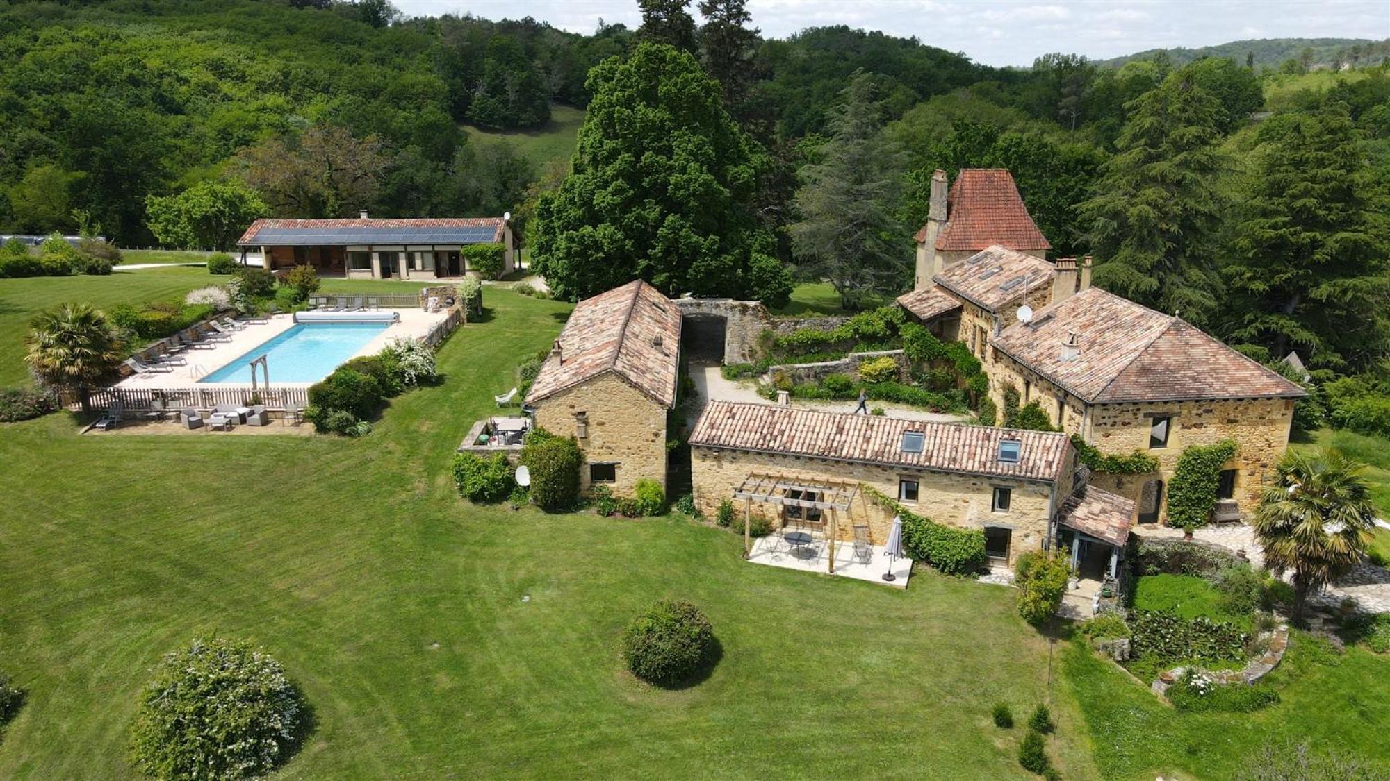 Domaine De Cournet Haut, A 17Th Century Property Set On A Calm, Idyllic Domain With Pool, Tennis, Bikes And More Les Vauries Exteriér fotografie