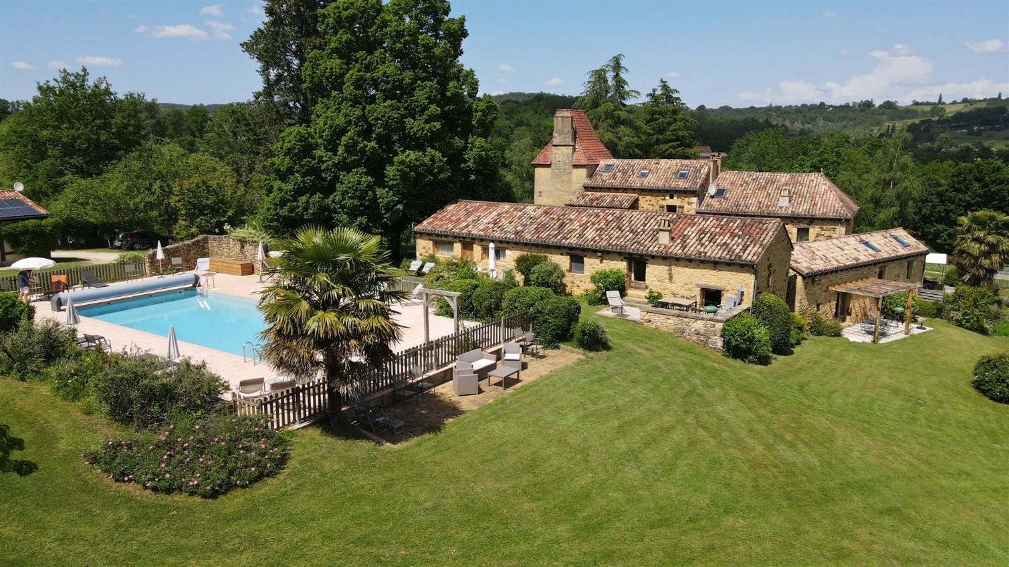 Domaine De Cournet Haut, A 17Th Century Property Set On A Calm, Idyllic Domain With Pool, Tennis, Bikes And More Les Vauries Exteriér fotografie